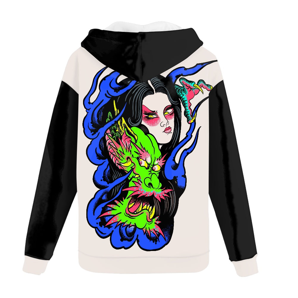 Dragon Lady Men's zip hoodie