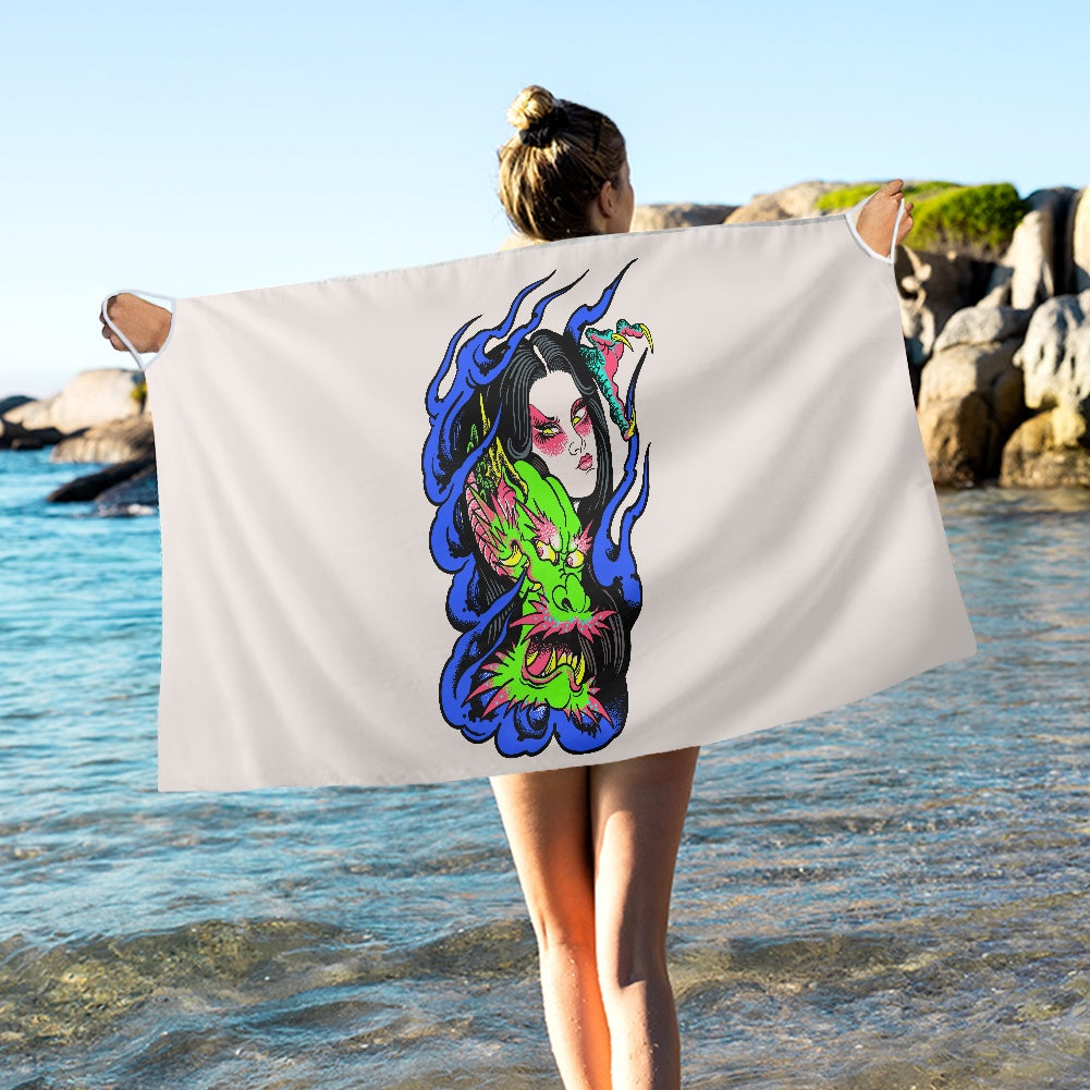 Dragon Lady Beach Shawl