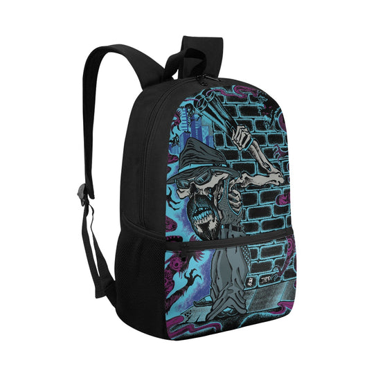 The Last Cholo Polyester School Backpack(Zip version)