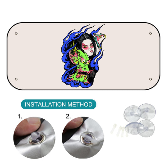 Dragon Lady Thin Car Rear Sun Visor