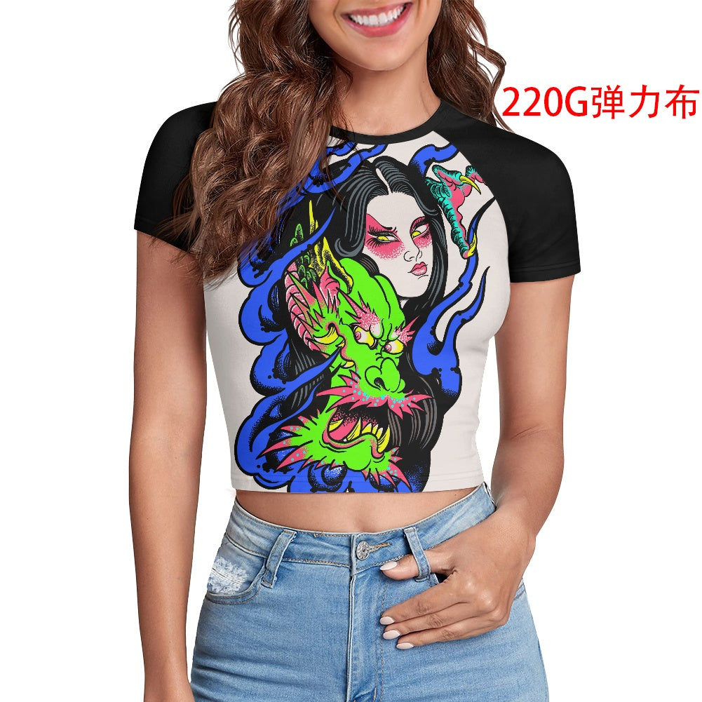 Dragon Lady Womens summer T-shirt