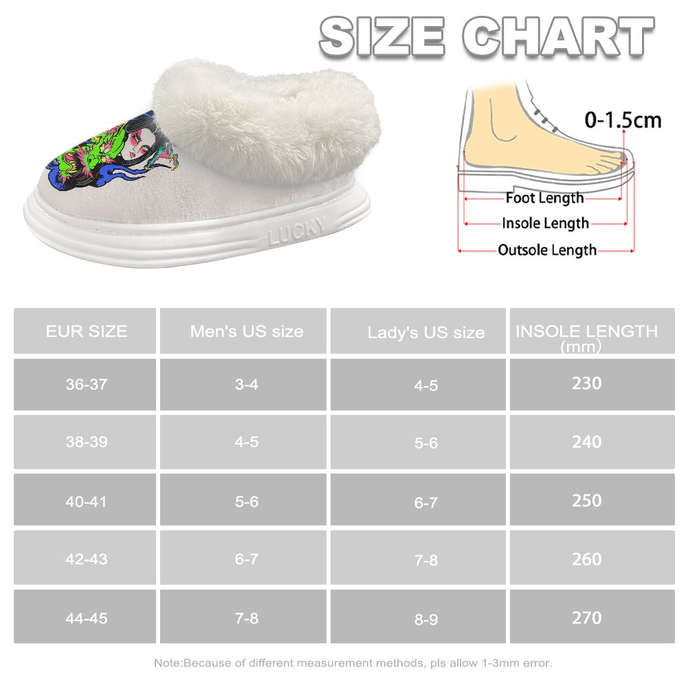 Dragon Lady Polar fleece shoes