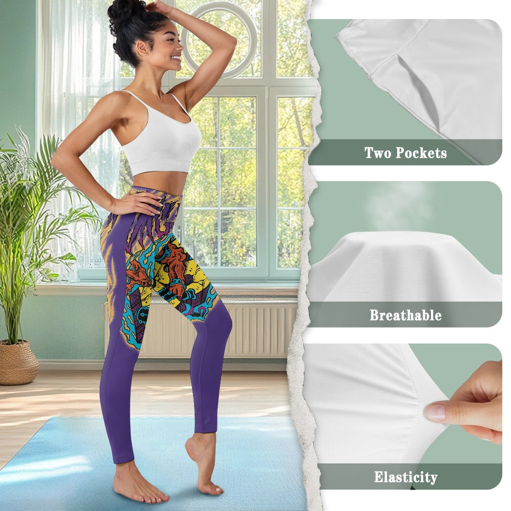 ONI Women's yoga pants with pockets