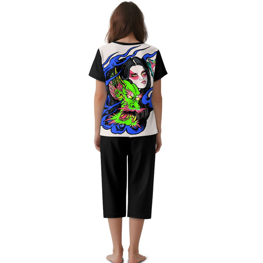 Dragon Lady Women's Summer Pajama Sets