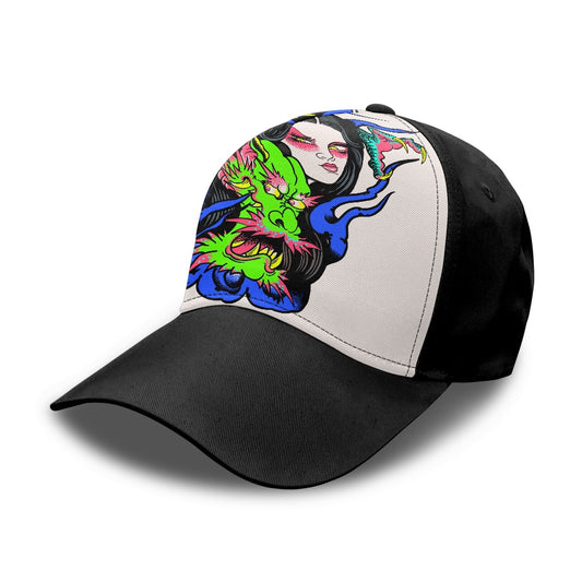 Dragon Lady Stylish curved baseball cap