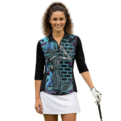 The Last Cholo Women's 3/4 Sleeve Golf Top