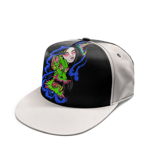 Dragon Lady Flat-brimmed hip-hop cap
