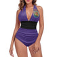 ONI All-Over Print Women's High Cut One-piece Swimsuit
