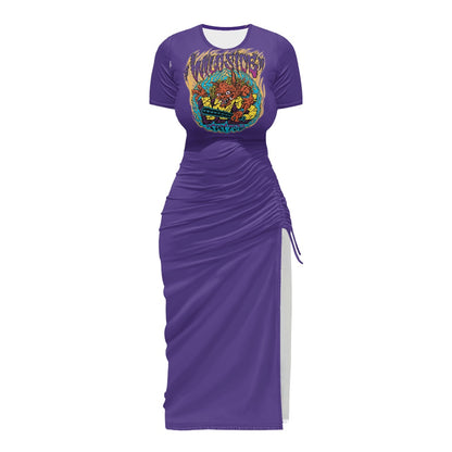 ONI women's slit sheath dress