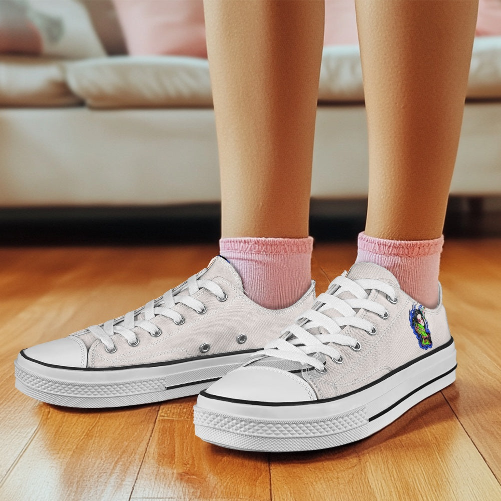 Dragon Lady Low-top canvas shoes