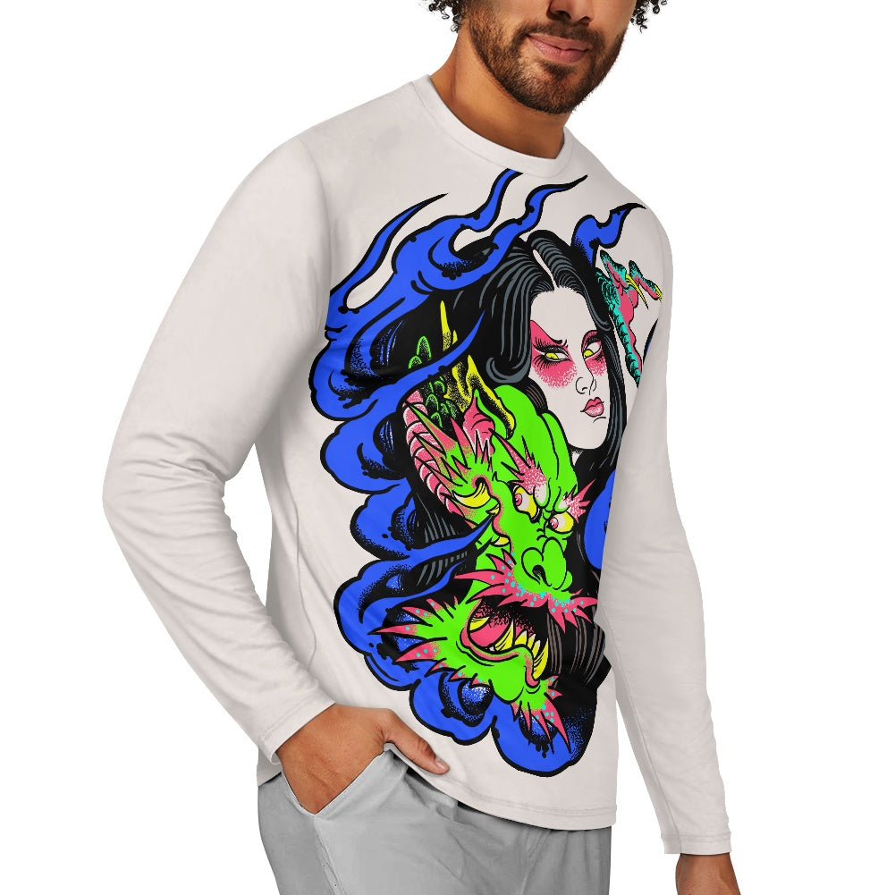 Dragon Lady Men's long sleeve T-shirt