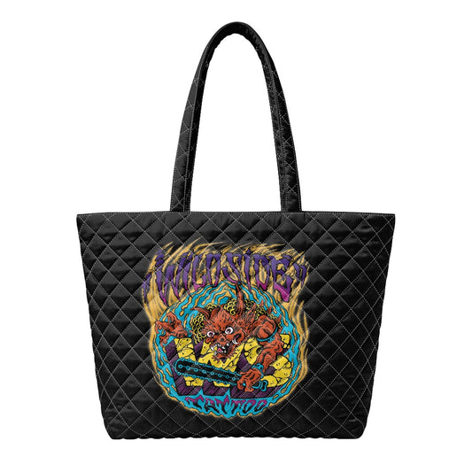 ONI Quilted Shoulder Tote Bag