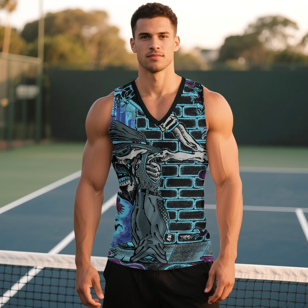 The Last Cholo Men's V-neck vest
