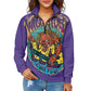 ONI Women's long sleeve zipper sweatshirt