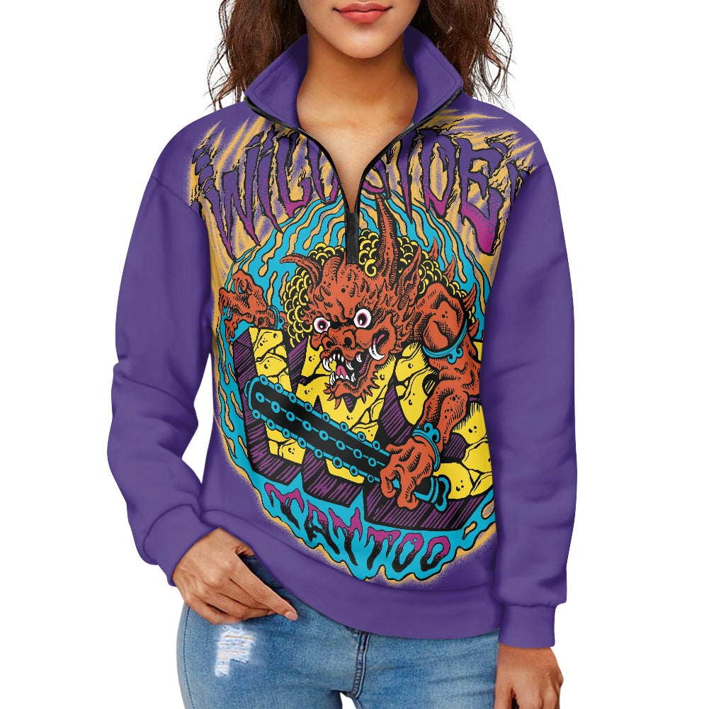 ONI Women's long sleeve zipper sweatshirt