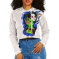 Dragon Lady Women's midriff-baring sweatshirt