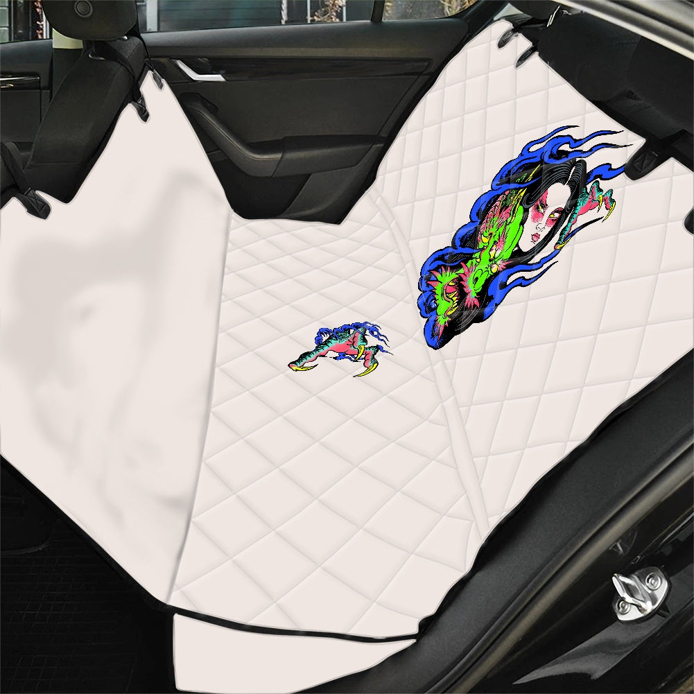 Dragon Lady Car back seat mat (quilted version)