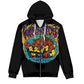 ONI Full print zip hooded hoodie