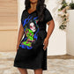 Dragon Lady Women's Short Sleeve Plus Size Dress