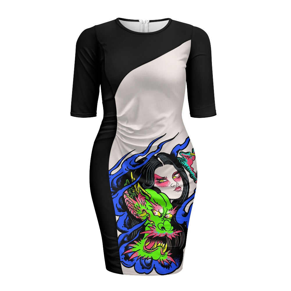 Dragon Lady Women's tight dress