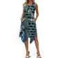 The Last Cholo Women's sleeveless round neck irregular skirt