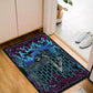 Thin rectangular floor mat