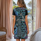 The Last Cholo Short-sleeved round-neck button nightdress