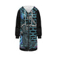 The Last Cholo Women's mid-length hooded sweatshirt cardigan