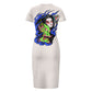 Dragon Lady Women's short-sleeved round-neck long skirt (220g)
