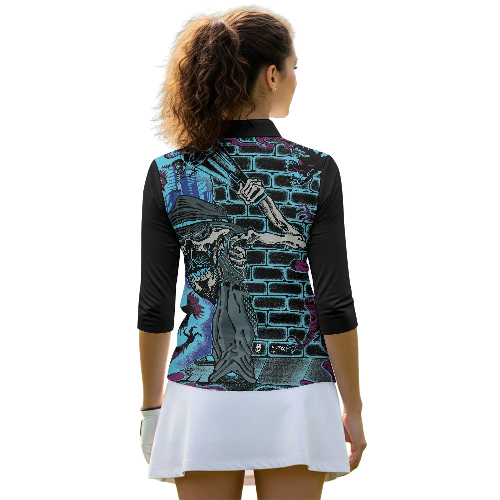 The Last Cholo Women's 3/4 Sleeve Golf Top