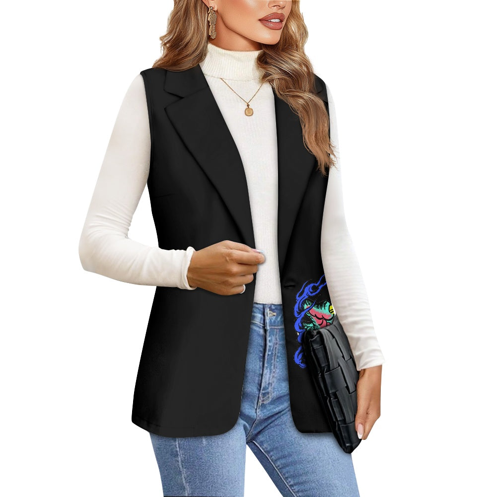 Dragon Lady Loose women's suit vest