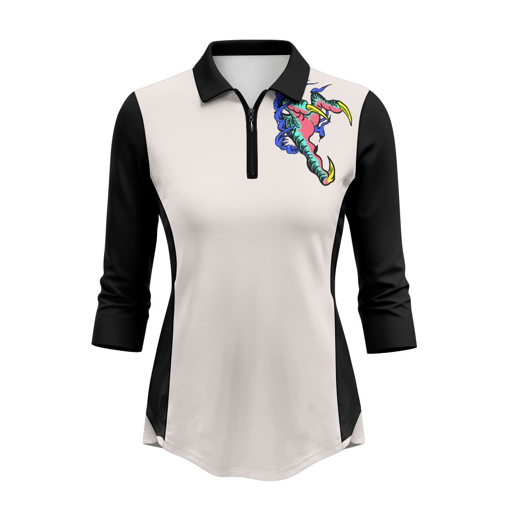 Dragon Lady Women's 3/4 Sleeve Golf Top