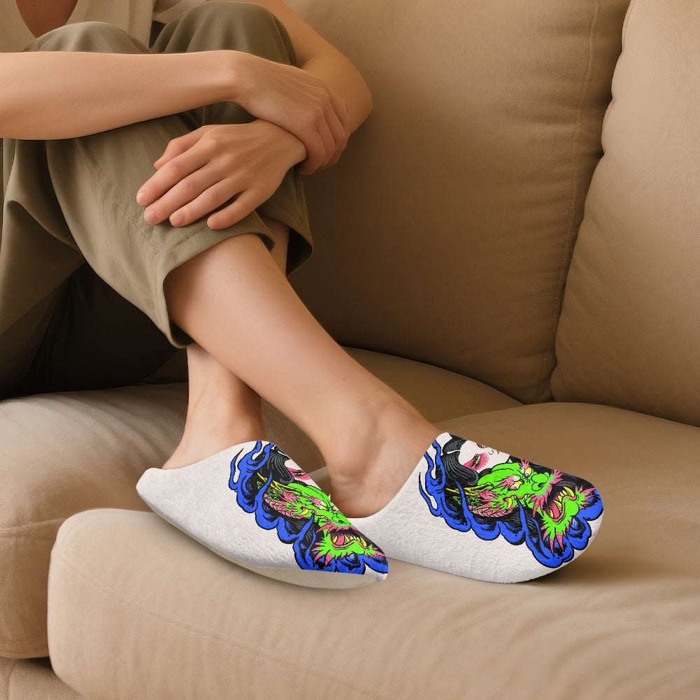 Dragon Lady Full cotton slippers