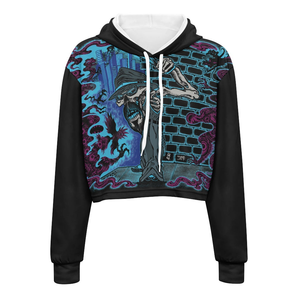 The Last Cholo Women's midriff-baring sweatshirt