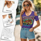 ONI Off-the-shoulder short-sleeved T-shirt