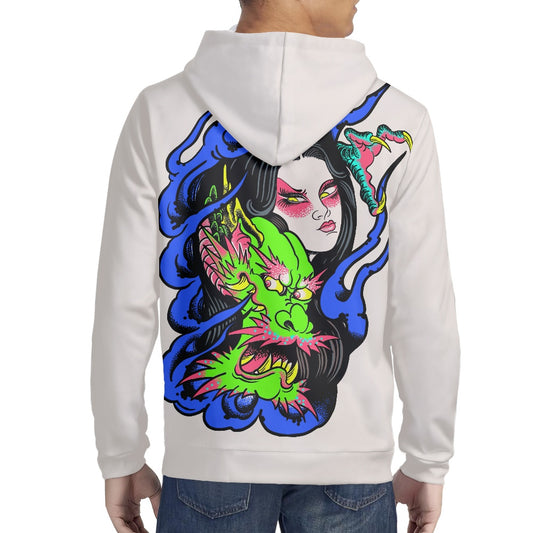 Dragon Lady Zipper sweatshirt（230g GSM thicker）