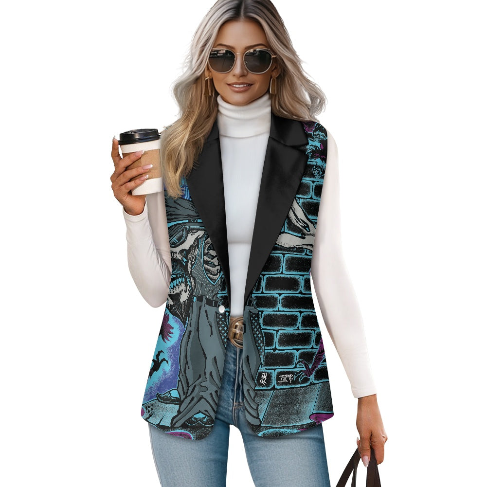 The Last Cholo Loose women's suit vest