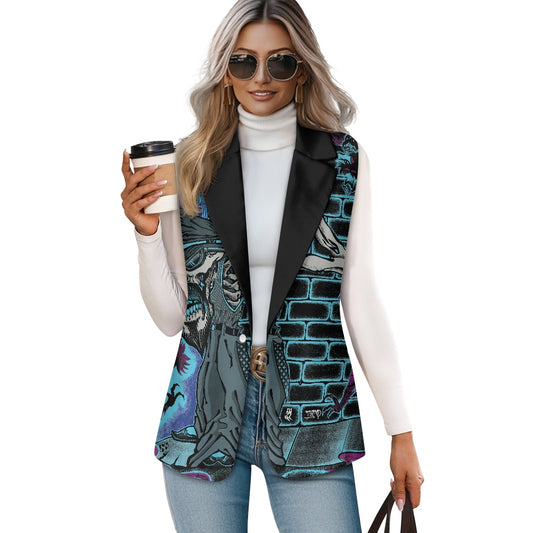 The Last Cholo Loose women's suit vest