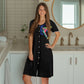Dragon Lady Short-sleeved round-neck button nightdress