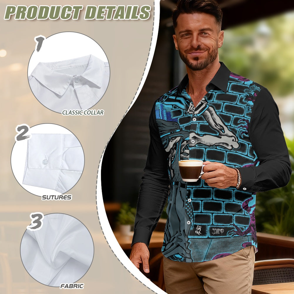The Last Cholo Men's long-sleeved shirts