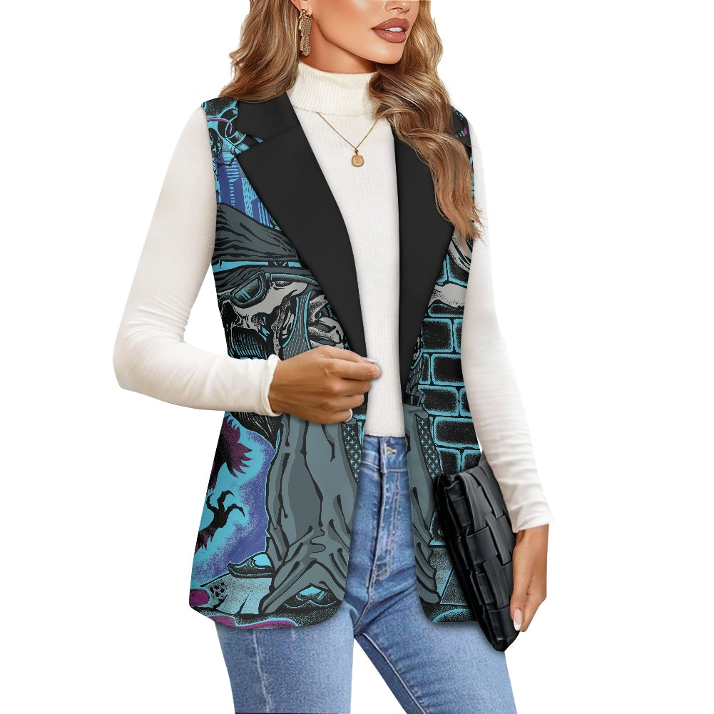 The Last Cholo Loose women's suit vest