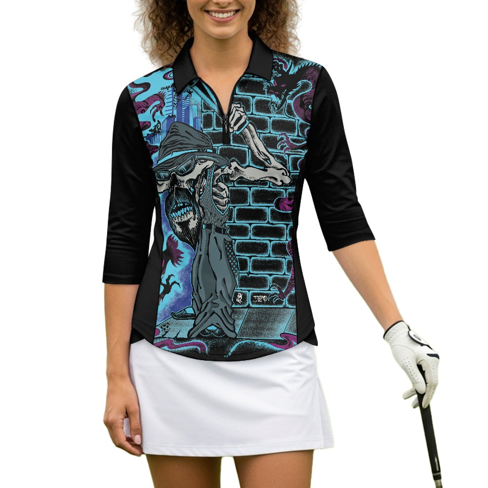 The Last Cholo Women's 3/4 Sleeve Golf Top