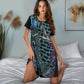 The Last Cholo Short-sleeved round-neck button nightdress