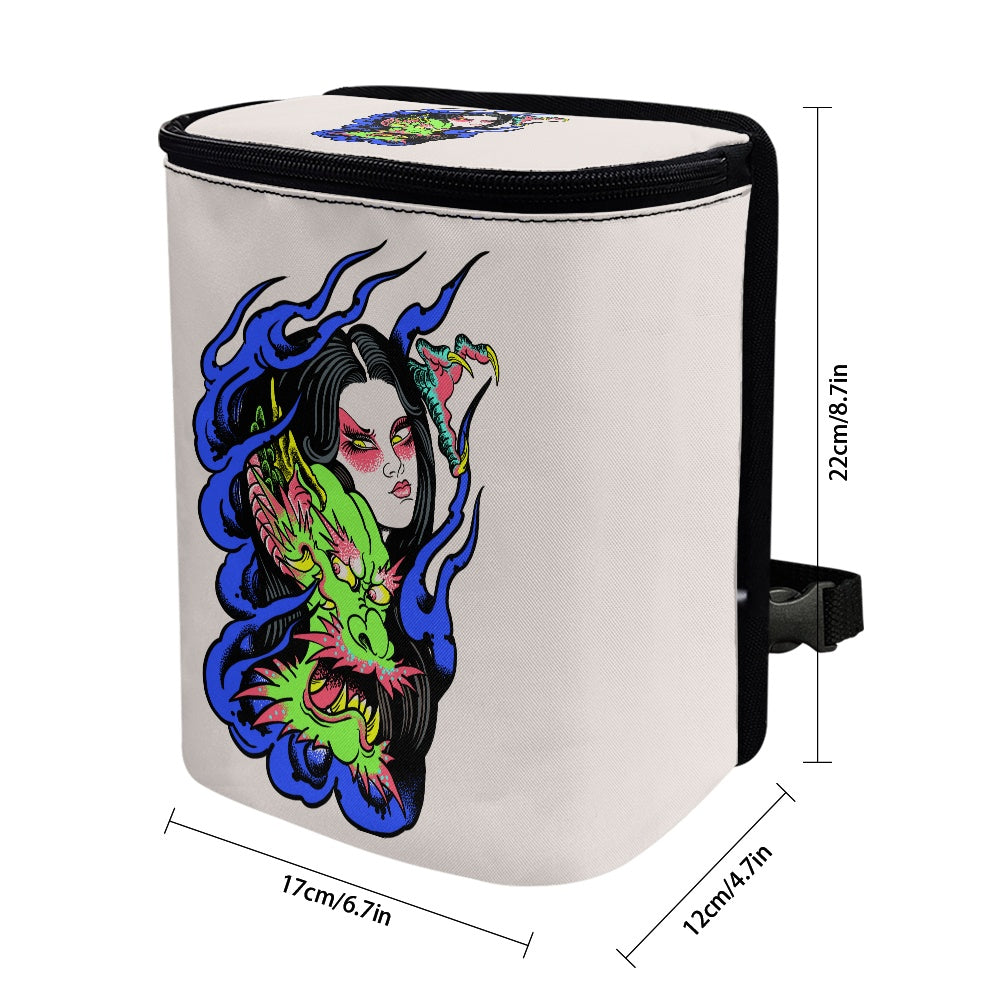Papelera de coche Dragon Lady