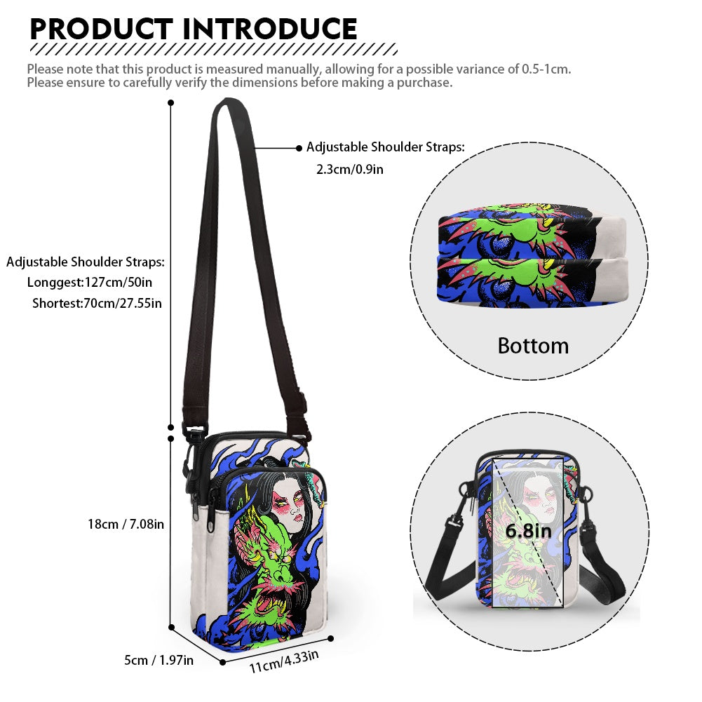 Dragon Lady Double layer shoulder bag
