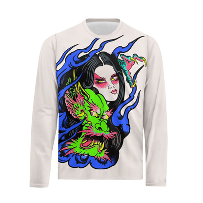 Dragon Lady Men's long sleeve T-shirt
