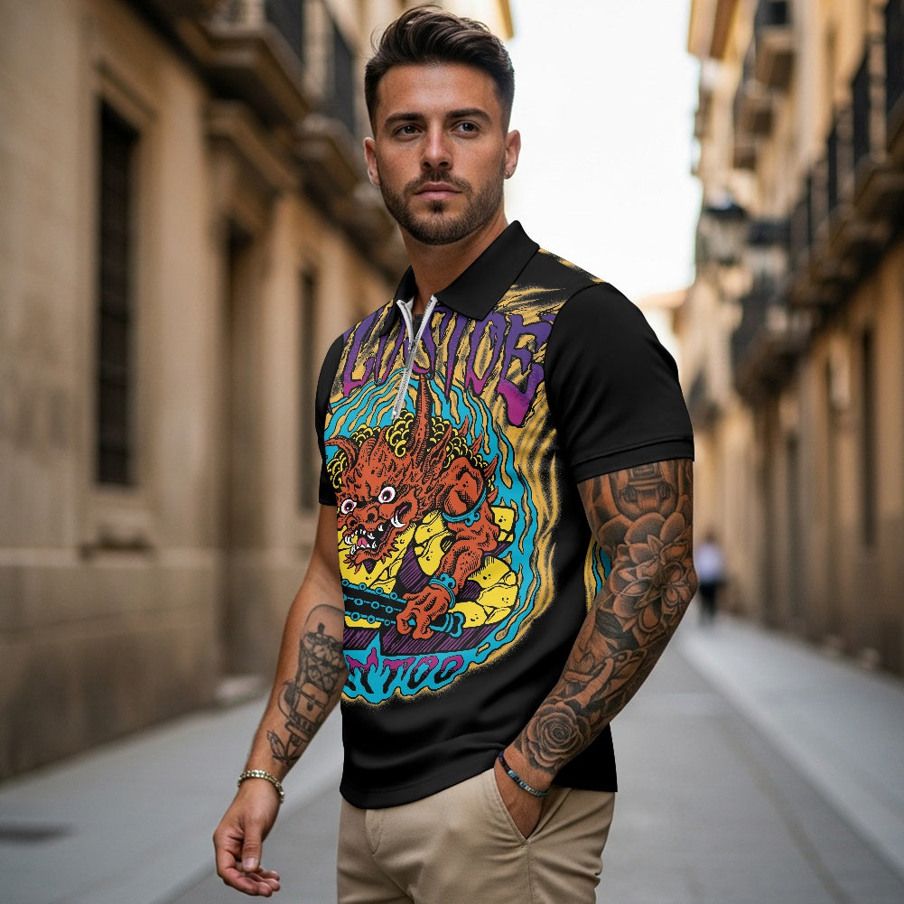 ONI Zipper Polo Shirt