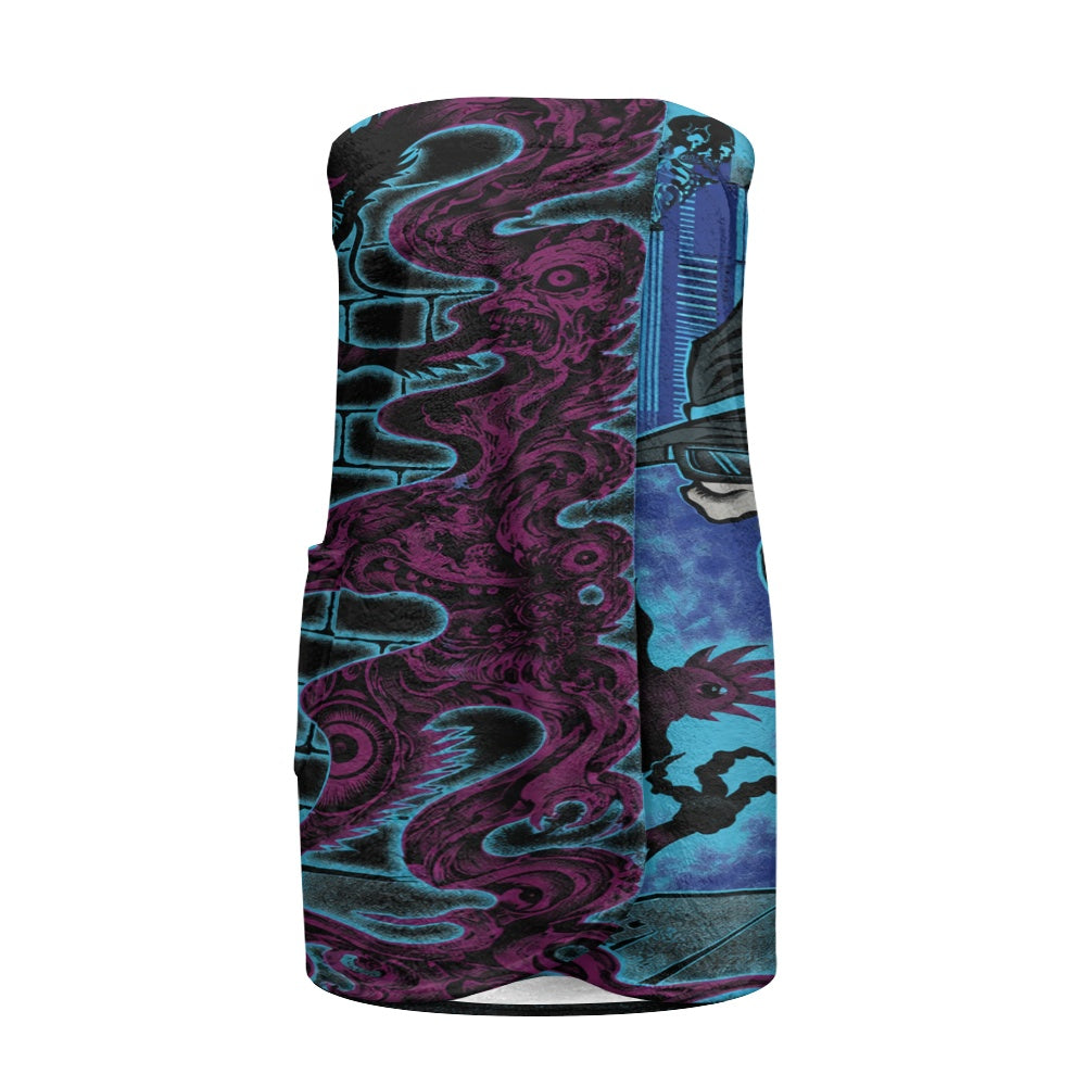 The Last Cholo Women's Velcro Bath Towel with Pocket
