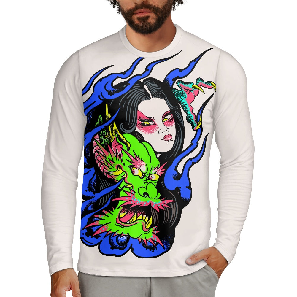 Dragon Lady Men's long sleeve T-shirt