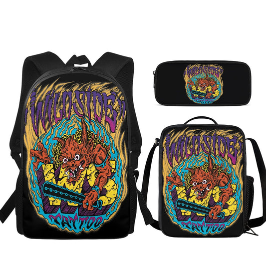 ONI Backpack lunch bag pencil case combination set